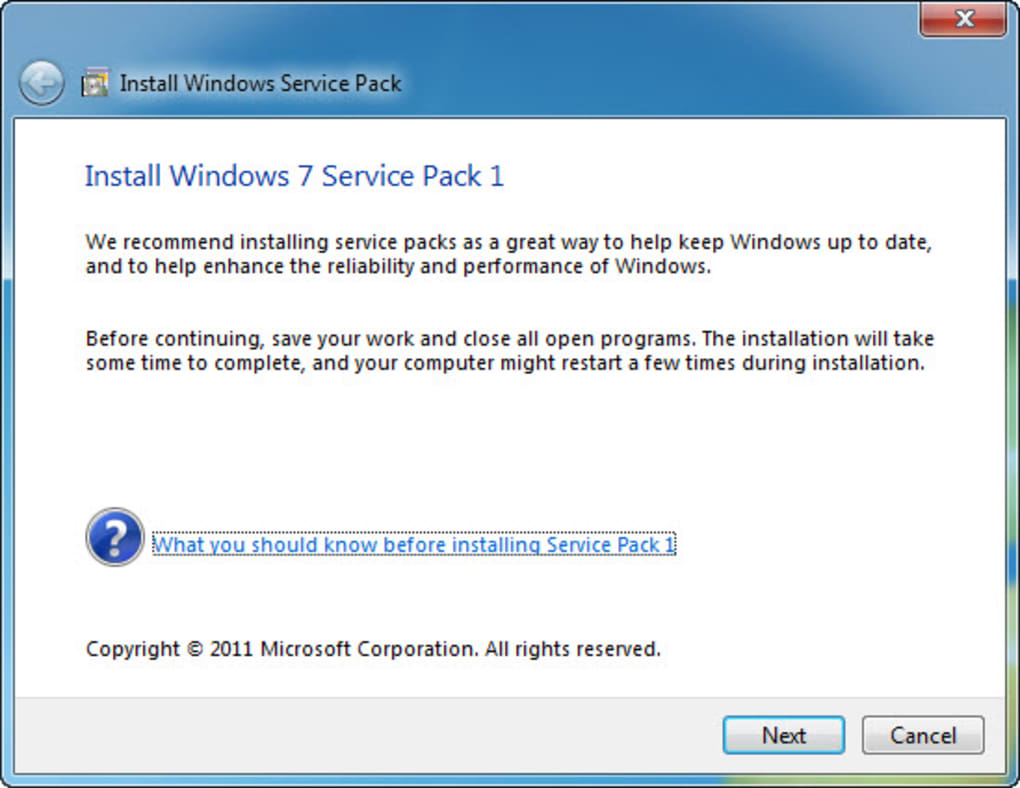 win 7 service pack 2 download
